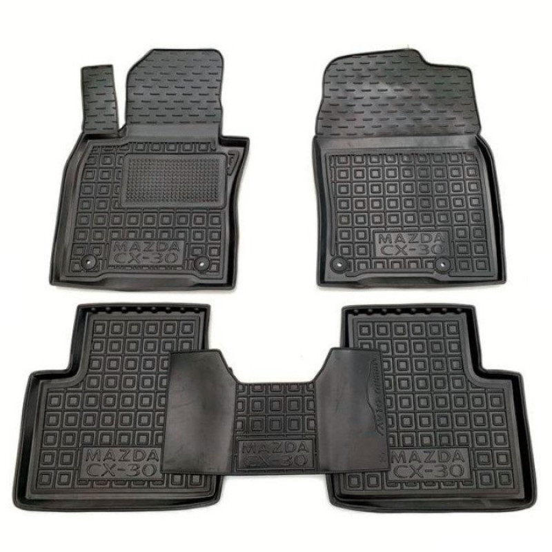 Килимки салона Mazda CX30 2020-2025 (5шт) "Avto-Gumm" 11792