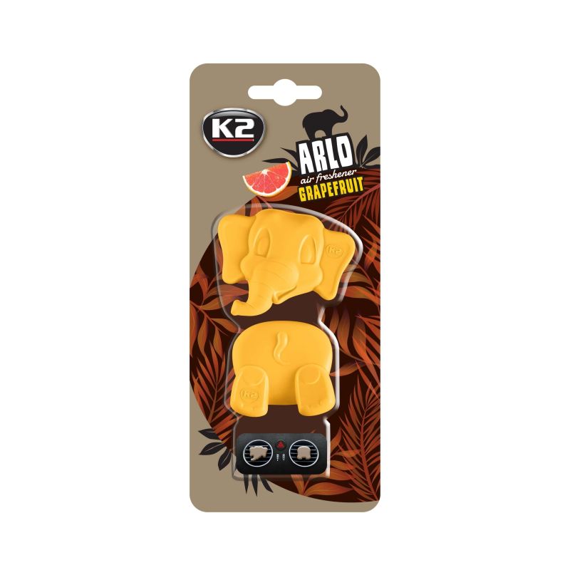 Освіжувач силікон на обдув 15г - "K2" - Arlo - Grapefruit (Грейпфрут) (V89GRA) (K20444) Освіжувач силікон на обдув 15г - "K2" - Arlo - Grapefruit (Грейпфрут) (V89GRA) (K20444)