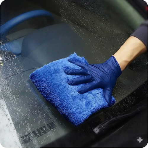 Серветка професійна мікрофібра 30х40 Detailing безшовна  "JYM" 550г/м