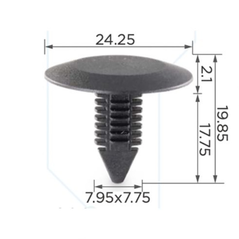 Кліпси C0037 обшивки капота (OEM N989-022, N989022, 385661-S, 385661S, 6032363, N989022) (уп.100шт) Кліпси C0037 обшивки капота (OEM N989-022, N989022, 385661-S, 385661S, 6032363, N989022) (уп.100шт)