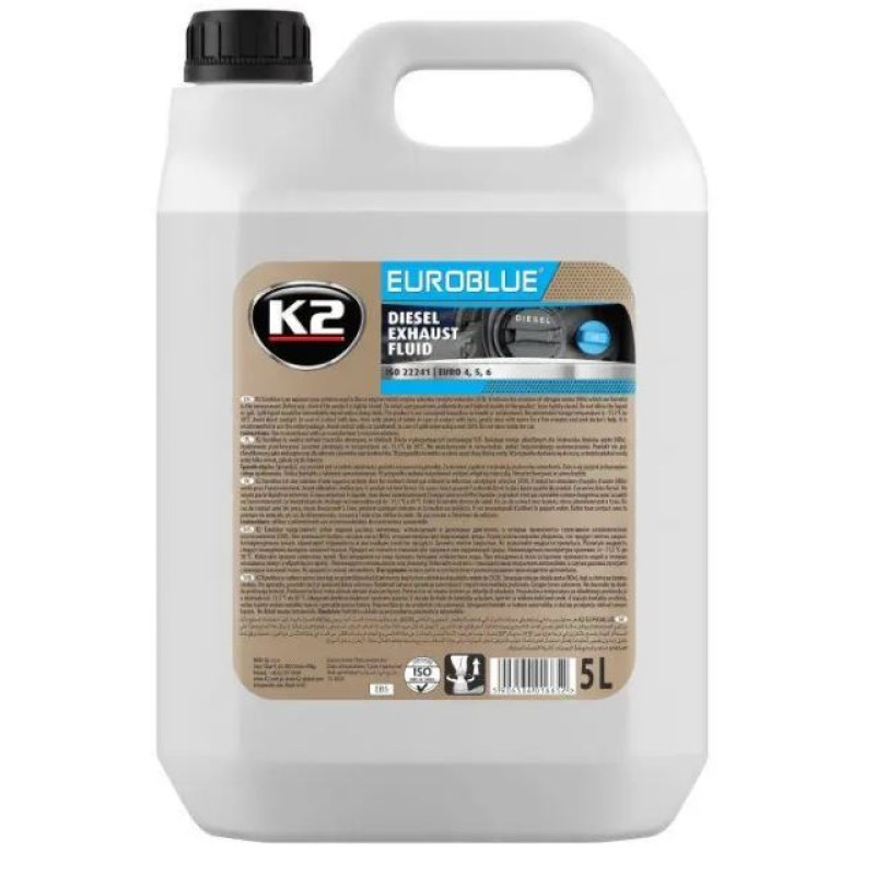Розчин сечовини 5L "К2" EB5 Euroblue Diesel Exhaut Fluid для дизеля