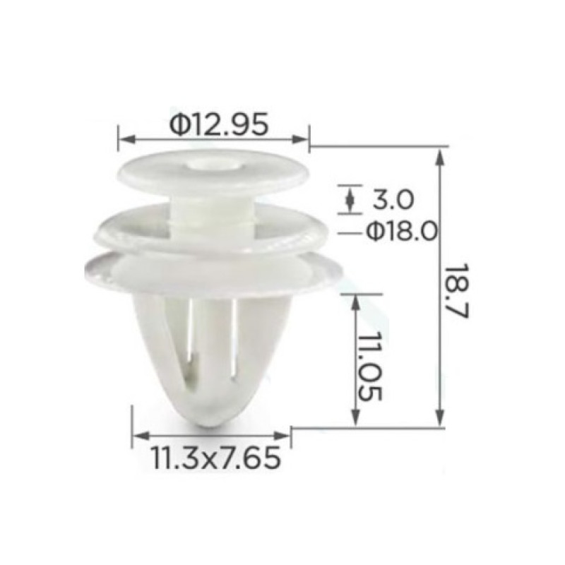 Кліпси C0271 обшивки Lexus Toyota 6777189104 6777189103 ( уп. 100 шт.) Кліпси C0271 обшивки Lexus Toyota 6777189104 6777189103 ( уп. 100 шт.)