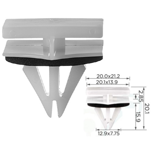 Кліпси C0342 Cadillac Chevrolet Ford Hyundai 11518357 10443956  ( уп. 100 шт.)