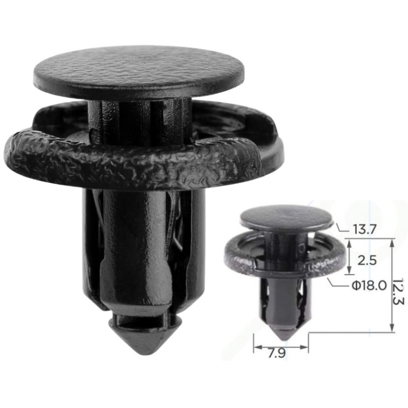 Кліпси C0351 обшивки Nissan 0155309611 Lexus Toyota 9046708185 Renault Koleos (уп.100шт) Кліпси C0351 обшивки Nissan 0155309611 Lexus Toyota 9046708185 Renault Koleos (уп.100шт)