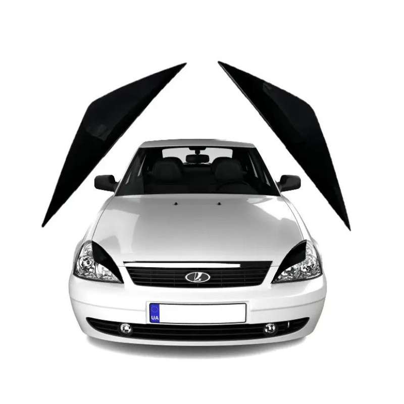 Вії фар Ваз 2170 (Priora) Декоративні накладки на фари "AV-Tuning" Вії фар Ваз 2170 (Priora) Декоративні накладки на фари "AV-Tuning"