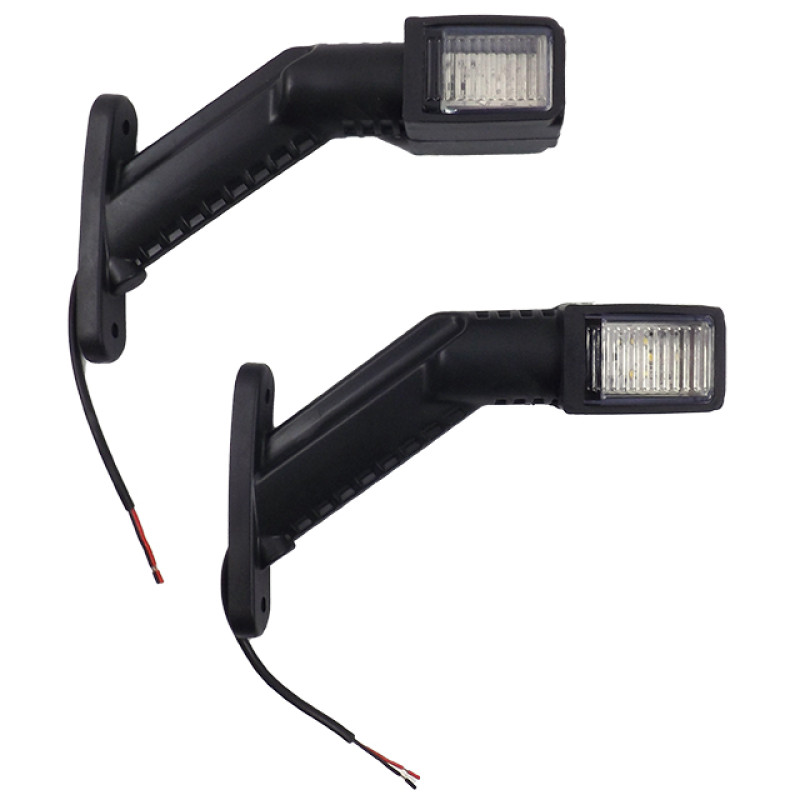 Габарит "ріжки" косий 18см 12/24v червоний+білий+жовтий 3+3+3LED (3 кольори) "EMIR" Л-160 (2шт) Габарит "ріжки" косий 18см 12/24v червоний+білий+жовтий 3+3+3LED (3 кольори) "EMIR" Л-160 (2шт)