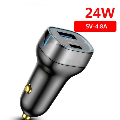 АЗП 12/24V 1USB-1Type-C 4,8А 24W PD20W.QC3.0 G10