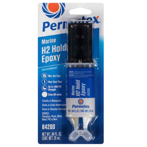 Клей епоксидний 25g Бежевий H2 Hold Epoxy "Permatex" 84200 (6шт/уп)