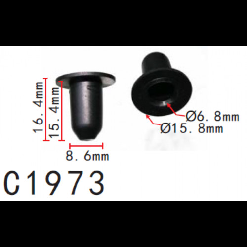 Кліпси C1973 молдингу Audi Seat Skoda VW 3C0853586 ( уп. 100 шт.) Кліпси C1973 молдингу Audi Seat Skoda VW 3C0853586 ( уп. 100 шт.)