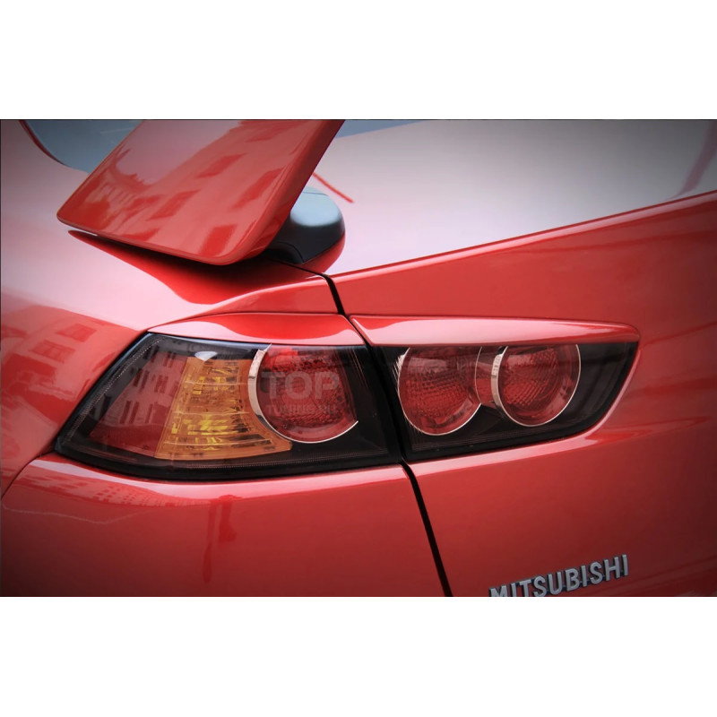 Вії фар Mitsubishi Lancer X 07-09 Декоративні накладки на фари "AV-Tuning" Стопів