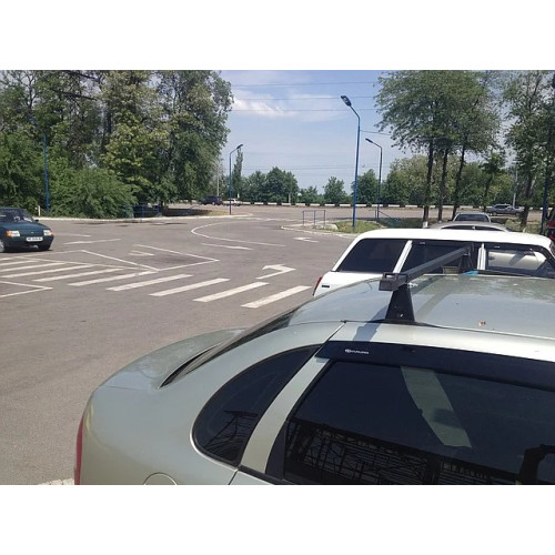 Багажник модельний Калина (ВАЗ)  в зборі із поперечками 1,20 м "Кенгуру" 2 планки