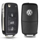 Чохол для ключа Volkswagen №1-3 кнопки Чохол для ключа Volkswagen №1-3 кнопки