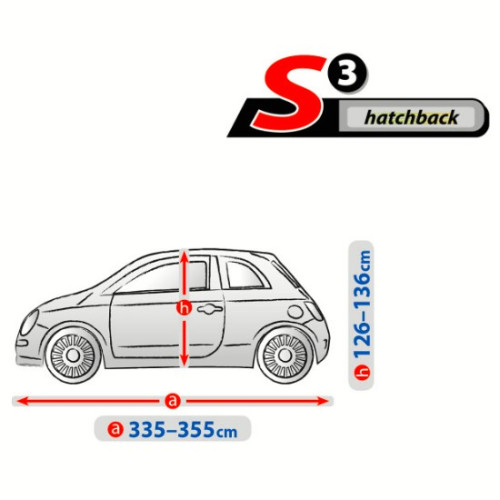 Тент Хетчбек 355х148x136 см (S3) Optimal Garage, Hatchback "KEGEL" Graphite "5-4312-248-4010" Тент Хетчбек 355х148x136 см (S3) Optimal Garage, Hatchback "KEGEL" Graphite "5-4312-248-4010"