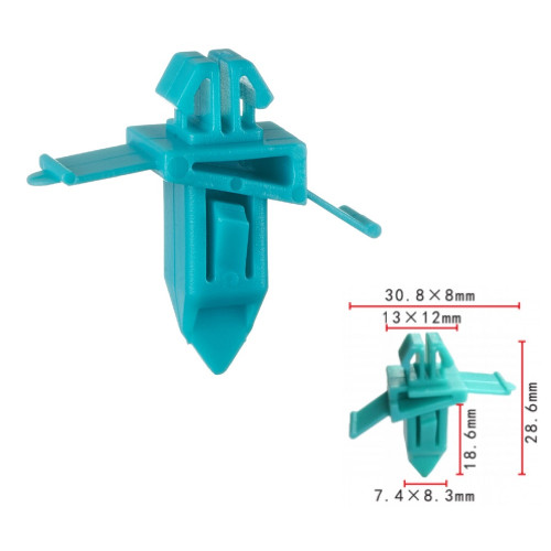 Кліпси C1091 молдингу/крило TOYOTA, SUZUKI (7549160011, 75491-60011, 15808) ( уп. 100 шт.) Кліпси C1091 молдингу/крило TOYOTA, SUZUKI (7549160011, 75491-60011, 15808) ( уп. 100 шт.)