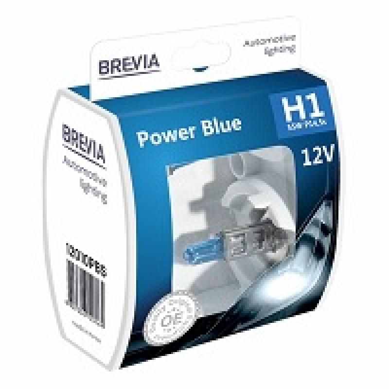 Лампа 12V H1 55W 4200K Power Blue "Brevia" (Box-2шт) (12010PBS) (9шт/уп) (90шт/ящ) Лампа 12V H1 55W 4200K Power Blue "Brevia" (Box-2шт) (12010PBS) (9шт/уп) (90шт/ящ)
