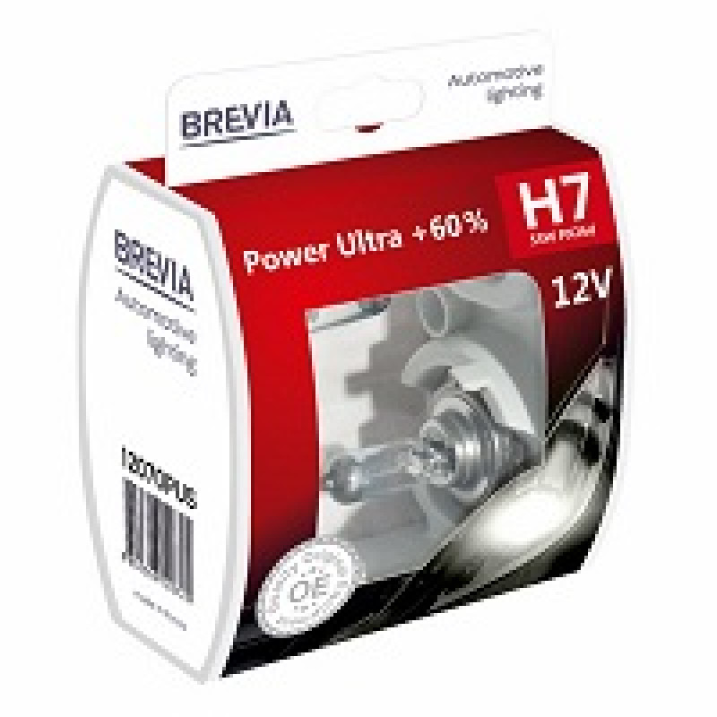 Лампа 12V H7 55W + 60% Power Ultra "Brevia" (Box-2шт) (12070PUS) (9шт/уп) Лампа 12V H7 55W + 60% Power Ultra "Brevia" (Box-2шт) (12070PUS) (9шт/уп)
