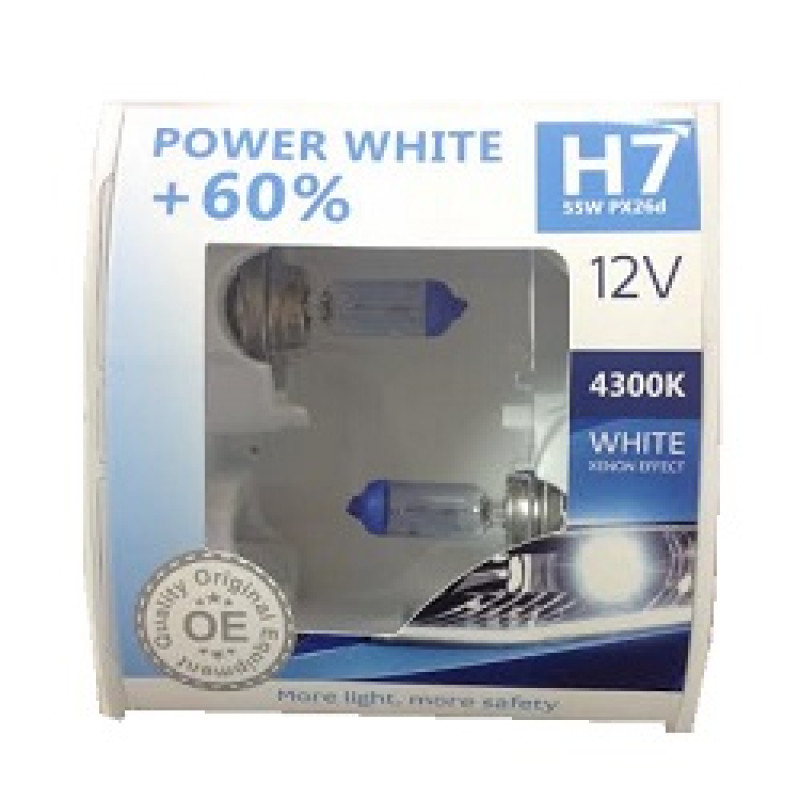 Лампа 12V H7 55W 4300K + 60% Power White "Brevia" (Box-2шт) (12070PWS) (9шт/уп) Лампа 12V H7 55W 4300K + 60% Power White "Brevia" (Box-2шт) (12070PWS) (9шт/уп)
