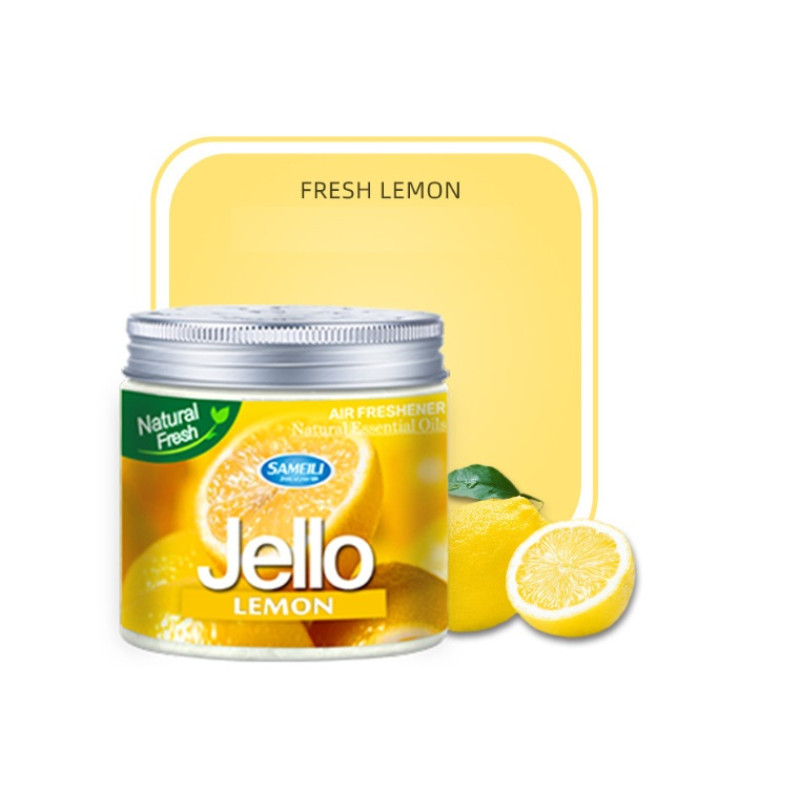 Освіжувач Банка SAMEILI Jello 220гр. "Лимон" гель Освіжувач Банка SAMEILI Jello 220гр. "Лимон" гель