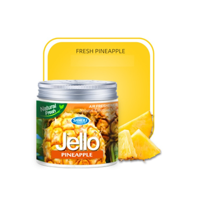 Освіжувач Банка SAMEILI Jello 220гр. "Ананас" гель Освіжувач Банка SAMEILI Jello 220гр. "Ананас" гель