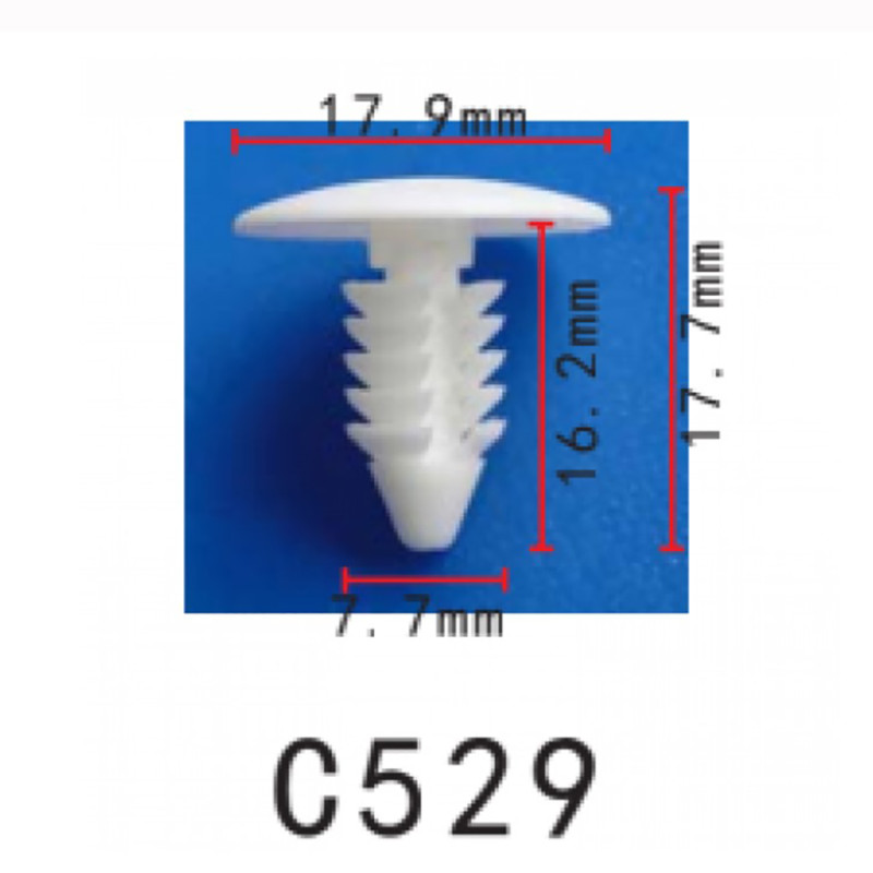 Кліпси C0529 кріплення обшивки GM, FORD, CHRYSLER, AMC (уп.100шт)