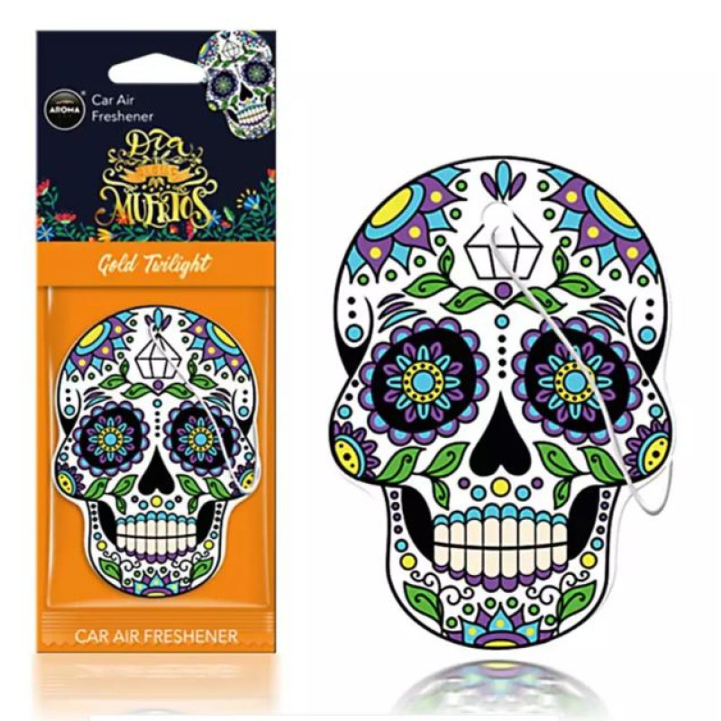 Освіжувач сухий лист - "Aroma" - Dia De Los Muertos - Gold Tatoo 83117 Освіжувач сухий лист - "Aroma" - Dia De Los Muertos - Gold Tatoo 83117