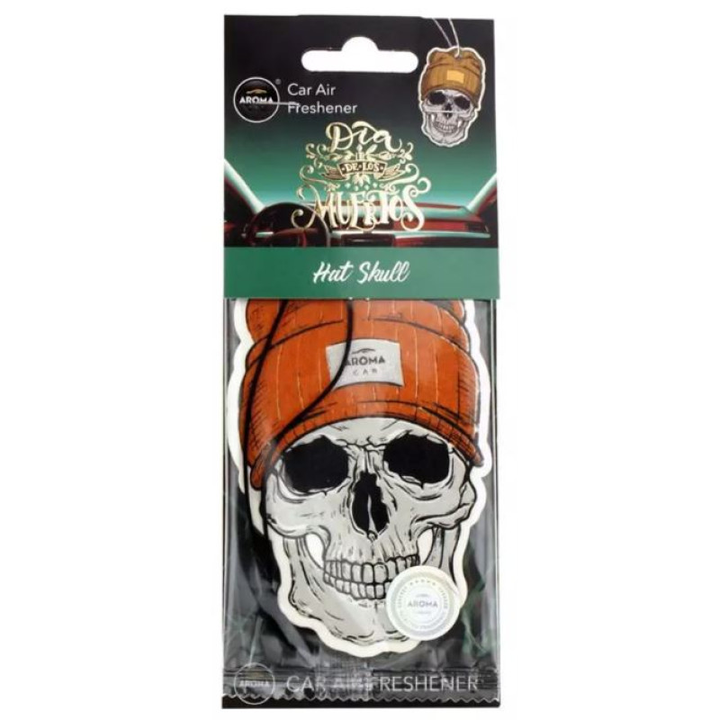 Освіжувач сухий лист - "Aroma" - Dia De Los Muertos - Hat Skull 83278 Освіжувач сухий лист - "Aroma" - Dia De Los Muertos - Hat Skull 83278