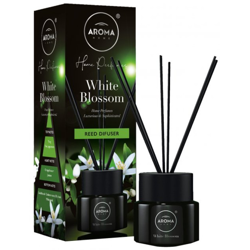 Ароматизатор 100ml - "Aroma Home" - Black Sticks - White Blossom (Білі квіти) 83509 Ароматизатор 100ml - "Aroma Home" - Black Sticks - White Blossom (Білі квіти) 83509