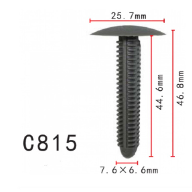 Кліпси C0815 кріплення обшивки FORD (E8FZ5802354A, E8FZ-5802354A) (уп.100шт) Кліпси C0815 кріплення обшивки FORD (E8FZ5802354A, E8FZ-5802354A) (уп.100шт)