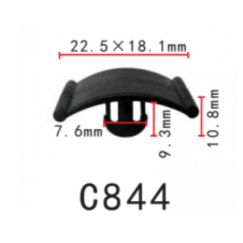 Кліпси C0844 тримач утеплювача капота OPEL, GM, FORD,CHEVROLET (1162488,90355604,1162742) (уп.100шт) Кліпси C0844 тримач утеплювача капота OPEL, GM, FORD,CHEVROLET (1162488,90355604,1162742) (уп.100шт)