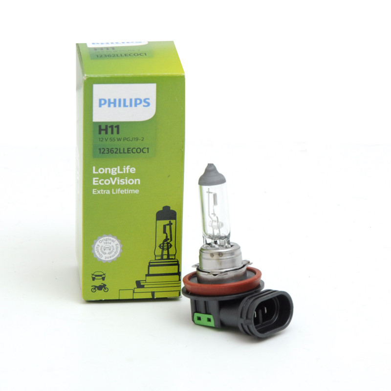 Лампа 12V_H11 55W "Philips" (1шт) (12362LL ECO CP) PGJ 19-2 Лампа 12V_H11 55W "Philips" (1шт) (12362LL ECO CP) PGJ 19-2