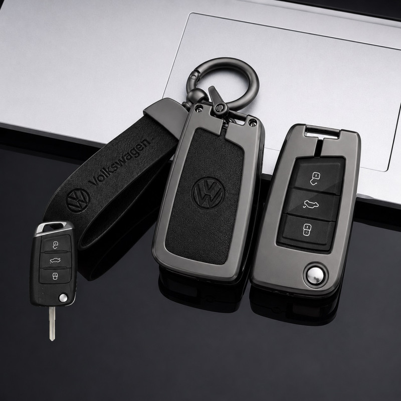 Чохол для ключа Volkswagen №2-3 кнопки.викідний NEW Metal C-Seria Чохол для ключа Volkswagen №2-3 кнопки.викідний NEW Metal C-Seria