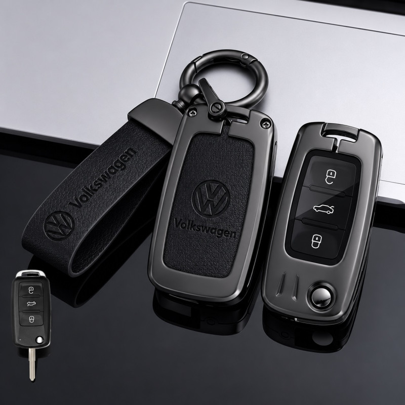 Чохол для ключа Volkswagen №1-3 кнопки NEW Metal Чохол для ключа Volkswagen №1-3 кнопки NEW Metal