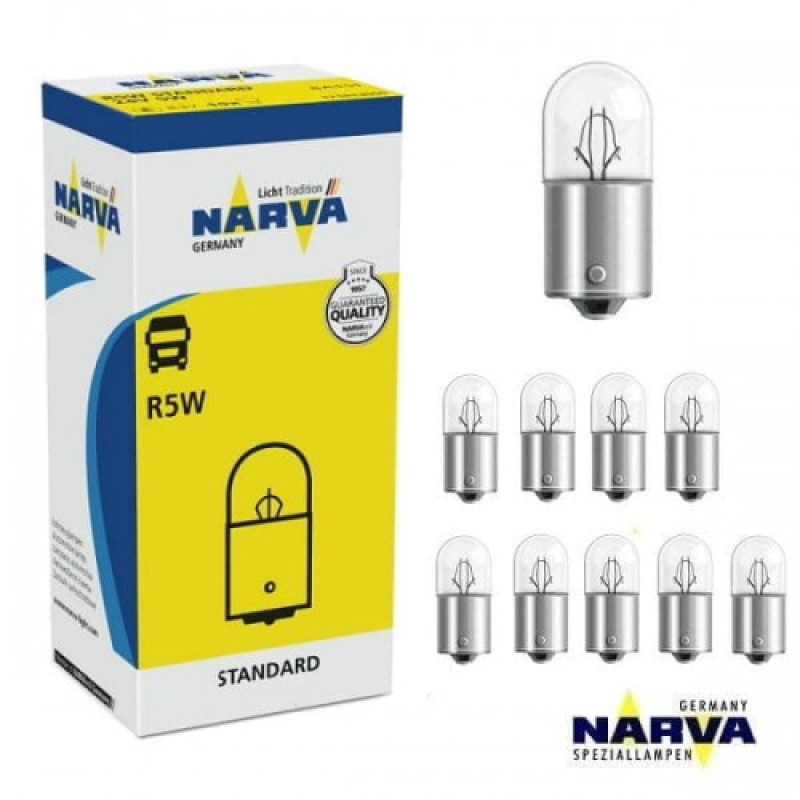 Лампа 24V (цок.BA15s) R 5W "Narva" (17181) (уп.10шт) Лампа 24V (цок.BA15s) R 5W "Narva" (17181) (уп.10шт)