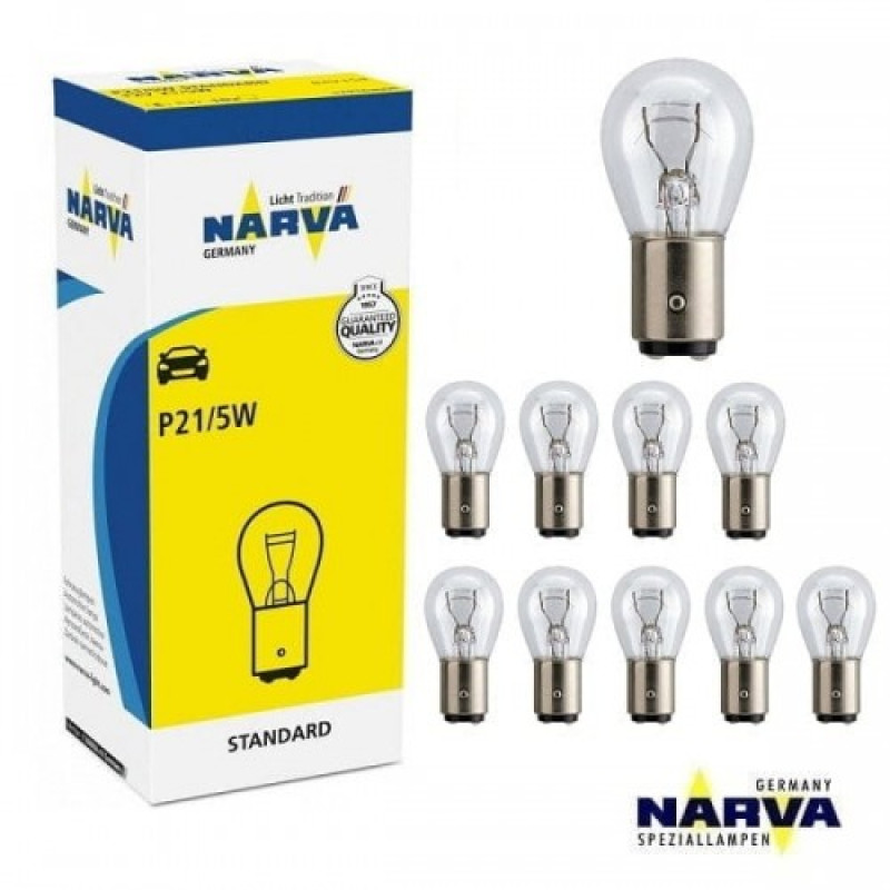 Лампа 24V (цок.ВАY15s) P21/5W "Narva" (17925) (уп.10шт) Лампа 24V (цок.ВАY15s) P21/5W "Narva" (17925) (уп.10шт)