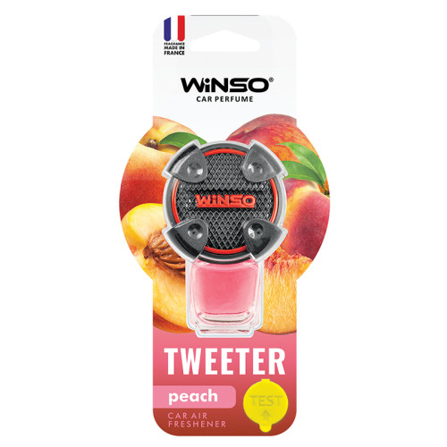 Освіжувач рідкий на обдув 8ml - "Winso" - Tweeter - Peach (Персик) 533190 (24шт/ящ)