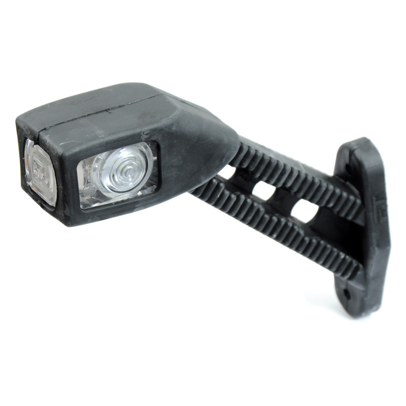 Габарит "ріжки" косий 18см 12/24v червоний+білий+жовтий 1+1+2LED 18см(кольоровий) "MRT" Л-082 (2шт)