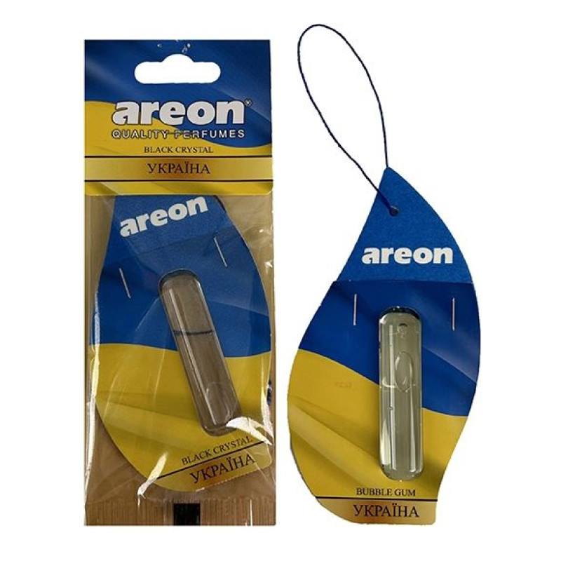 Освіжувач рідкий 5ml - "Areon" - Mon Liquid - Black Crystal (Чорний Кристал) UA (Прапор України)