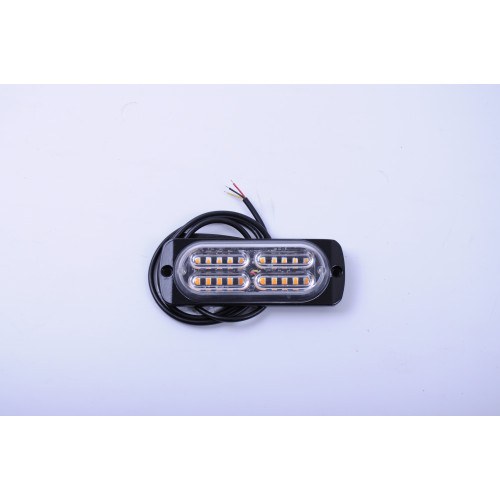 Страбоскоп светодиодный 12-24V 20LED*1 шт,12 режимов (Белый) BS-20LED (W)