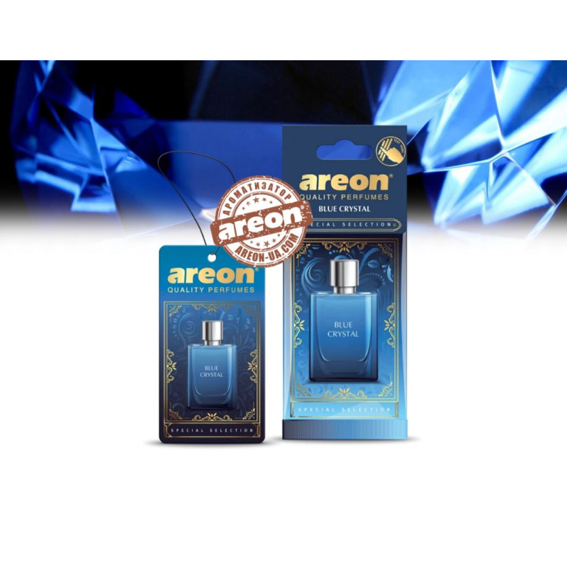 Освіжувач сухий лист - "Areon" - Special Selection - Blue Crystal (Блакитний кристал)