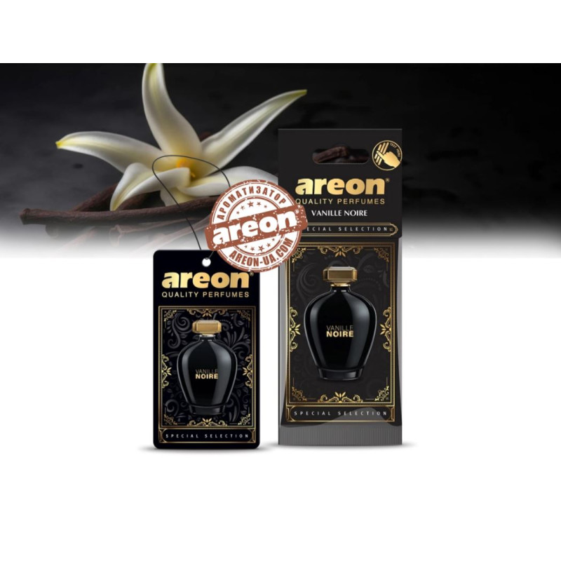 Освіжувач сухий лист - "Areon" - Special Selection - Vanille Noir (Ваніль нуар)
