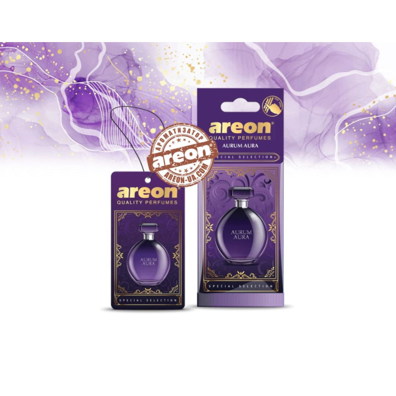Освіжувач сухий лист - "Areon" - Special Selection - Aurum Aura (Золота аура)