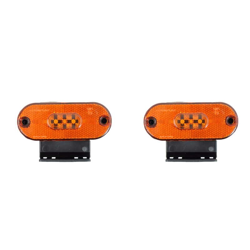 Габарит - помаранчевий - 110х40мм - 12/24V Led 3 діода - "FR-181" - К-470 (2шт)