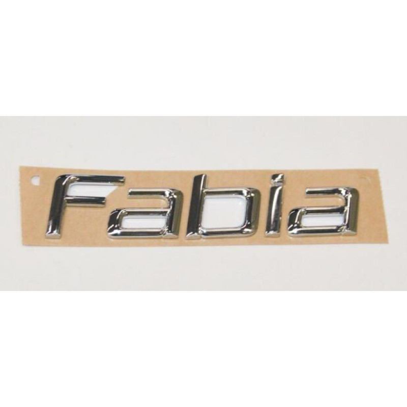 Емблема - напис "Fabia" 2007-2013 скотч 130х26 мм (5J6853687739)
