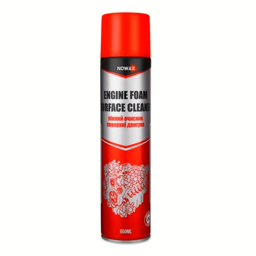 Очищувач двигуна спрей 650ml "Nowax" Engine Foam Surface Cleaner NX65120 Очищувач двигуна спрей 650ml "Nowax" Engine Foam Surface Cleaner NX65120