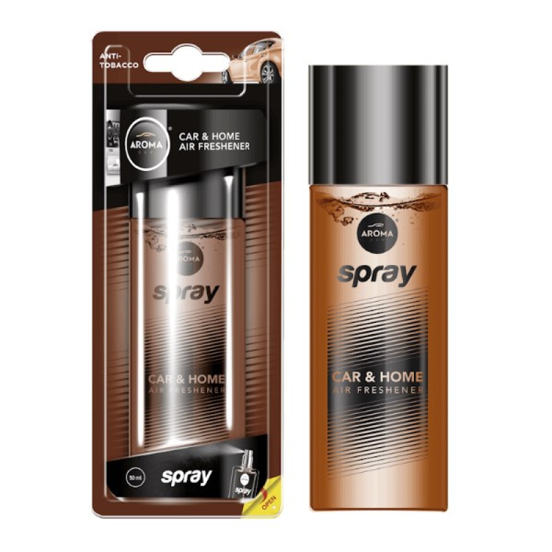 Освіжувач спрей 50ml - "Aroma" - Car Spray Classic - Anti-Tobacco (Антитабак) Блістер Освіжувач спрей 50ml - "Aroma" - Car Spray Classic - Anti-Tobacco (Антитабак) Блістер
