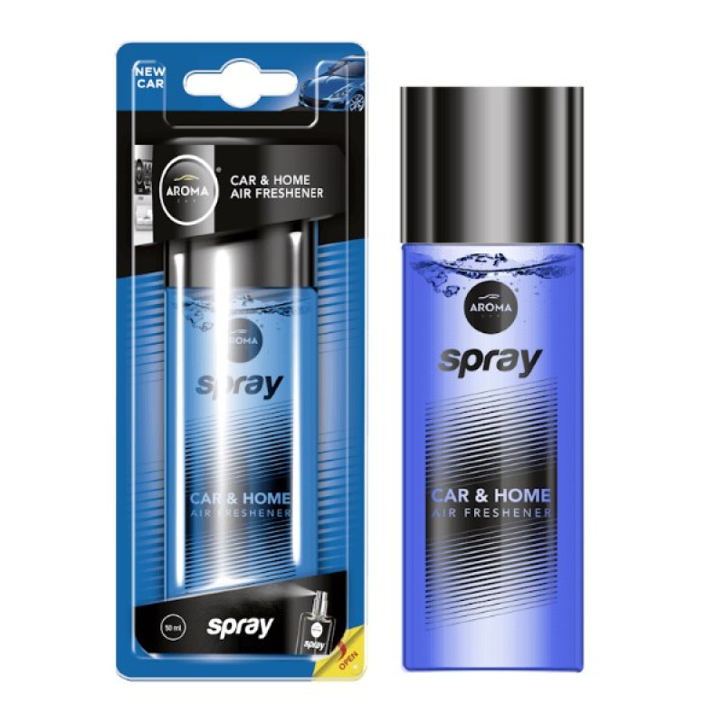 Освіжувач спрей 50ml - "Aroma" - Car Spray Classic - New Car (Нова Машина) Блістер Освіжувач спрей 50ml - "Aroma" - Car Spray Classic - New Car (Нова Машина) Блістер