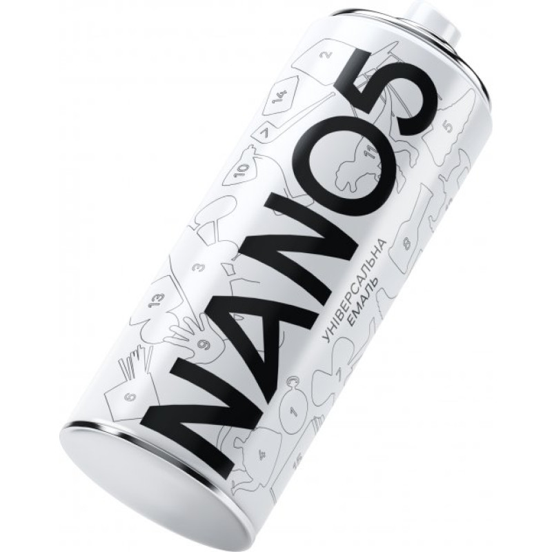 Фарба блакитна 400ml "Nano5" N05015 (12шт/уп) Фарба блакитна 400ml "Nano5" N05015 (12шт/уп)