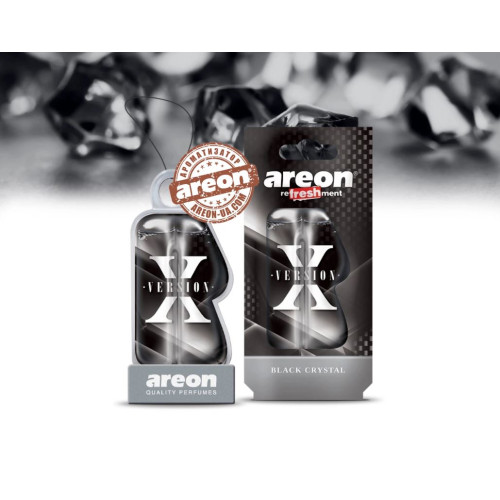 Освіжувач рідкий 8,5ml - "Areon" - X-version - Black Crystal (Чорний Кристал)