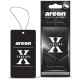 Освіжувач сухий лист - "Areon" - X-version - Black Crystal (Чорний кристал)