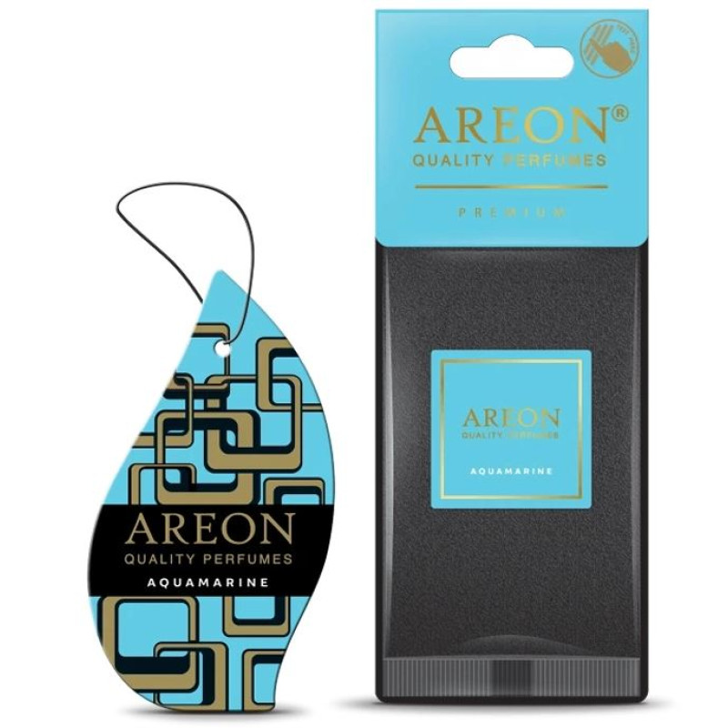 Освіжувач сухий лист - "Areon" - Premium - Aquamarine (Аквамарин) 